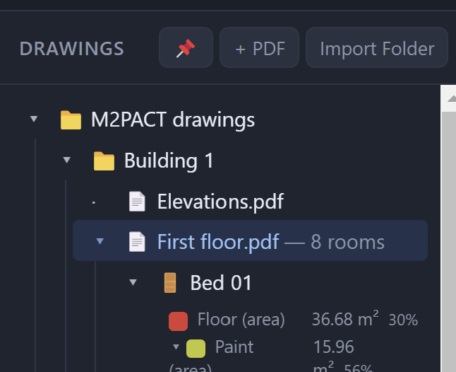 Import Drawings in M2PACT